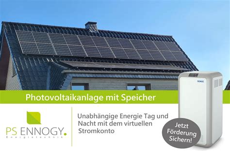 Photovoltaikanlage Mit Speicher Ps Ennogy Gmbh