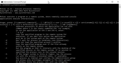 psexec version  released march   lpe mitigation