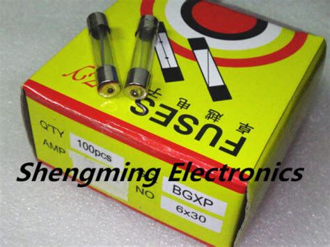100PCS 8A 250V Quick Fast Blow Glass Tube Fuse 6x30mm F8AL250V | eBay