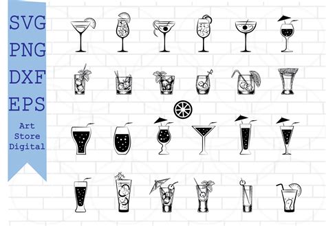 Cocktail Svg, Cocktail Party Svg Graphic by Artstoredigital · Creative