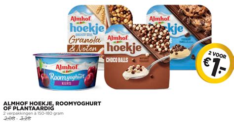 Almhof Hoekje Roomyoghurt Of Plantaardig Aanbieding Bij Jumbo