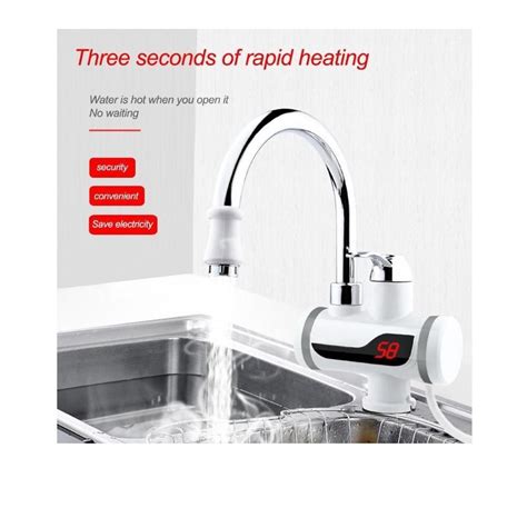 Capacity 25 L Electric Faucet Instant Hot Water Heater Tap White At 670 Piece In New Delhi