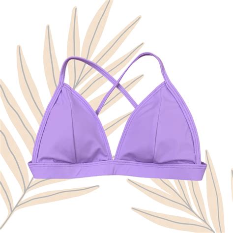 Bikini Top Triangulo Lavanda