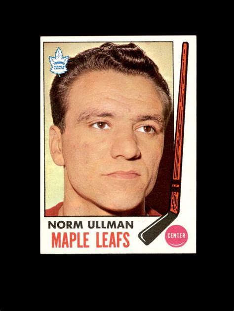 Topps Hockey Norm Ullman Starx Ex Mt Ls Ebay