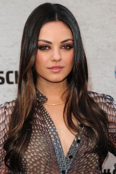 Mila Kunis Top Brunette Hairstyles Brunette Hair