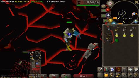 Tzhaar Thieving With Alt 260k Xph Youtube