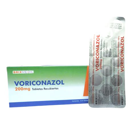 VORICONAZOL 200 MG TABLETAS RECUBIERTAS Brix Medic Productos