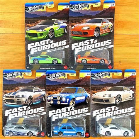 Hot Wheels Alloy Car Model Fast And Furious Honda Nissan Skyline Set Ozon