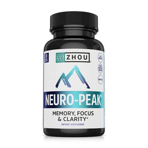 Zhou Neuro Peak Brain Support Supplement | Memory, Focus & Clarity