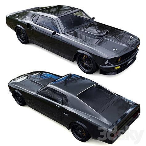 Ford Mustang Mach D Model Dsky Decor Helper