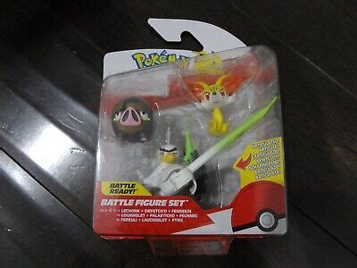 Pokemon Battle Figure Pack Lechonk Sirfetchd Fennekin New Ebay