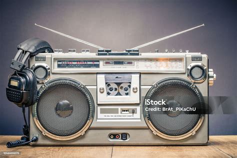 Boombox Estéreo Portátiles Anticuados Retro Radio Grabadora De