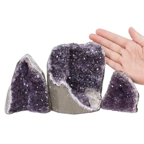 Kg Amethyst Crystal Geode Specimen Set Pieces Dn For Sale