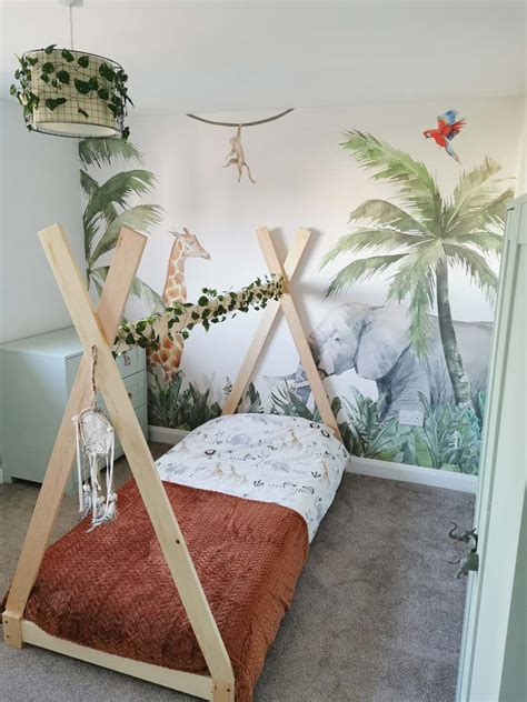 De Trend Van Het Moment Jungle Kamer Voor Je Kind Fotobehang