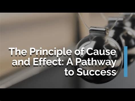 The Principle Of Cause Effect YouTube