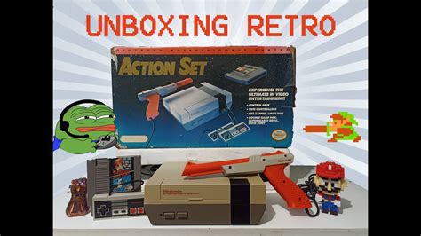 Nintendo NES Action Set Unboxing Retro YouTube