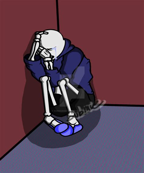 Undertale Sad Sans By Korydile On Deviantart