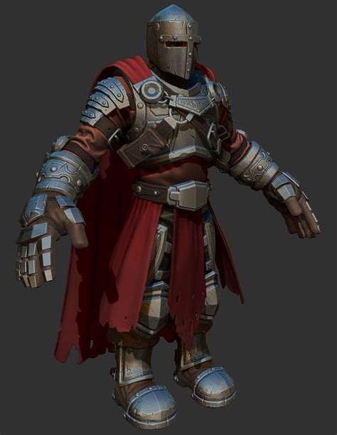 Stylized Knight — Polycount Medieval Armor Moodboard Reign Clan