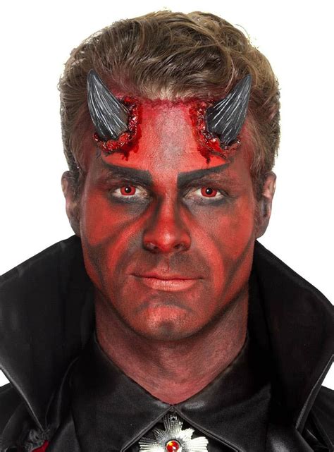 Realistic Black Devil Horns Halloween Prosthetics Adult Halloween