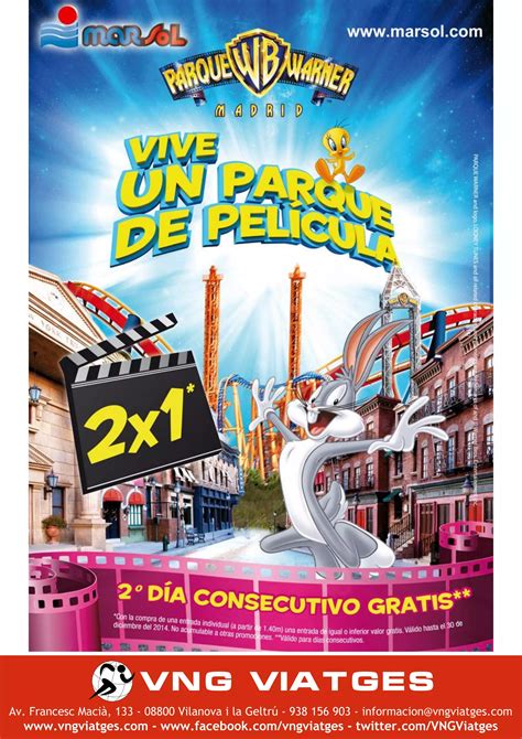 OFERTA 2X1 PARQUE WARNER MADRID | PDF
