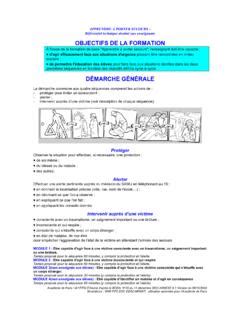 Objectifs De La Formation D Marche G N Rale Objectifs De La Formation