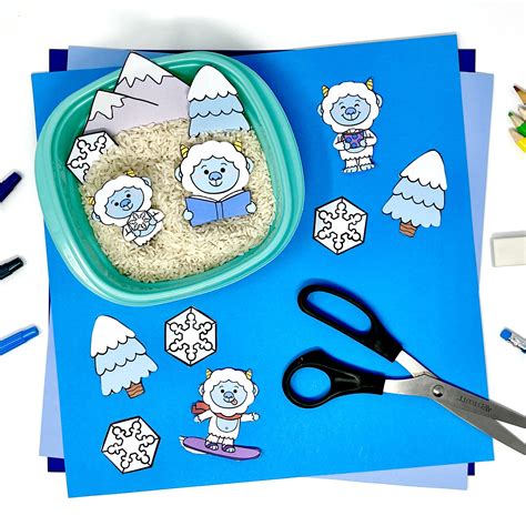 Yeti Themed Thematic Unit With Activities And Resources For Speech