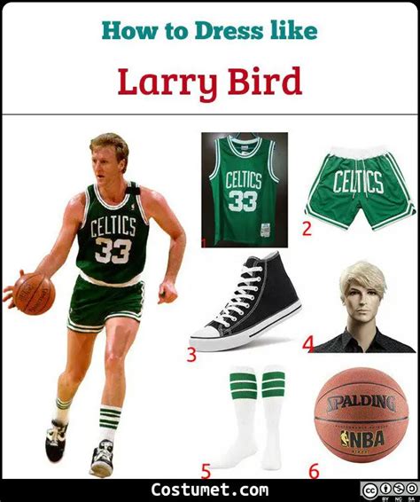 Larry Bird Costume for Halloween