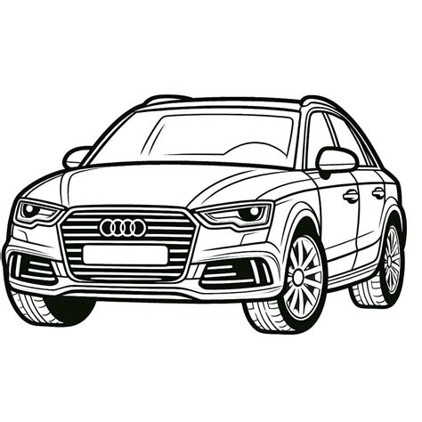 Coloriage Dessin De Audi Imprimable Télécharger Et Imprimer Gratuit