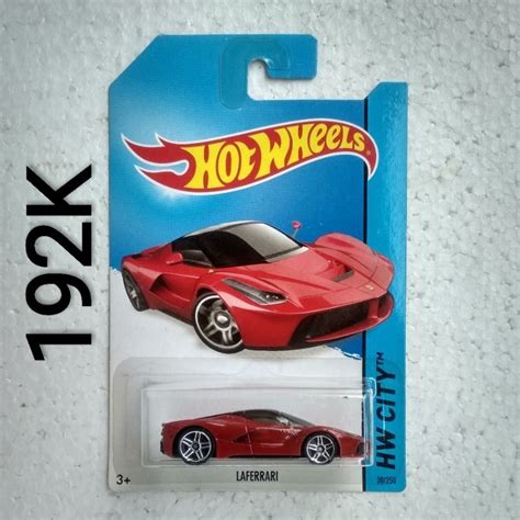 MERAH Hot Wheels Ferrari Laferrari Red Shopee Malaysia