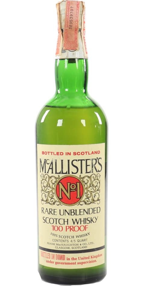 McAllister's - Whiskybase - Ratings and reviews for whisky