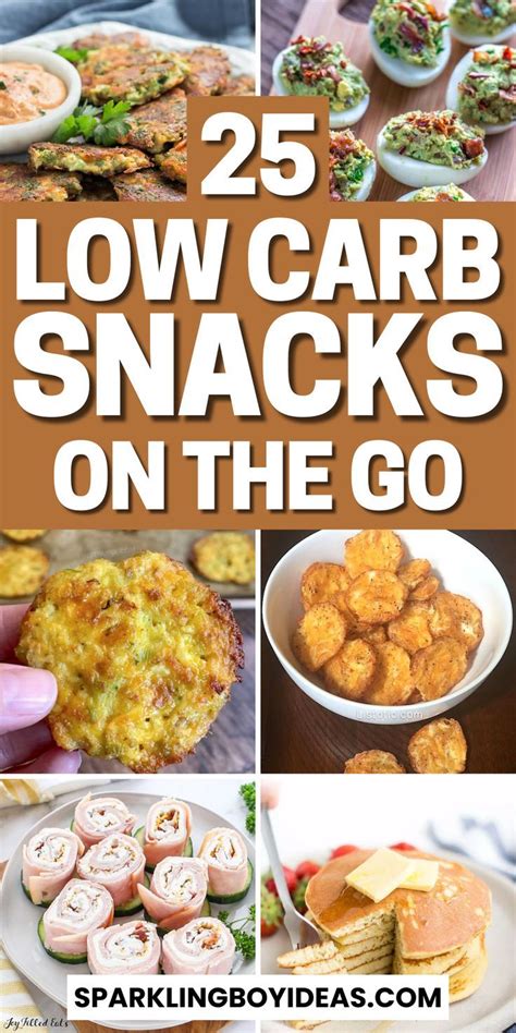 Low carb snacks on the go 4 ways – Artofit