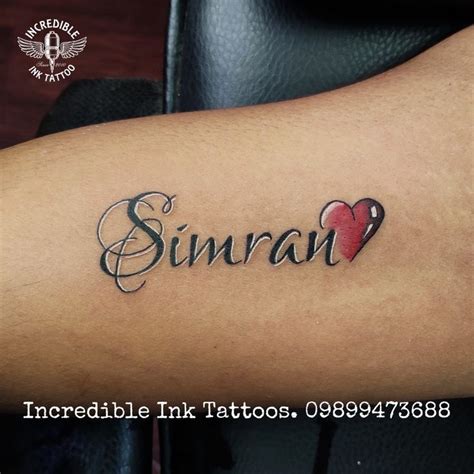 Simran Nametattoo Simran Name Tattoo Name Tattoo On Hand Name