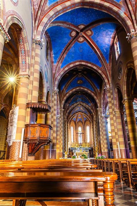 The Collegiate Church Of Santa Maria Della Scala In Chieri Stock Photo