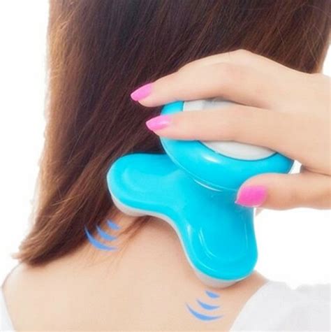 New Mini Electric Handled Wave Vibrating Massager Usb And Battery Mini Cervical Spine Neck Full