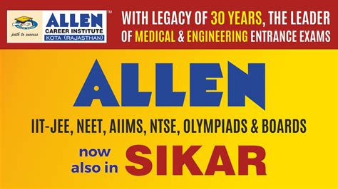 Allen In Sikar Review Allen Coaching For Iitjeeneet Updated