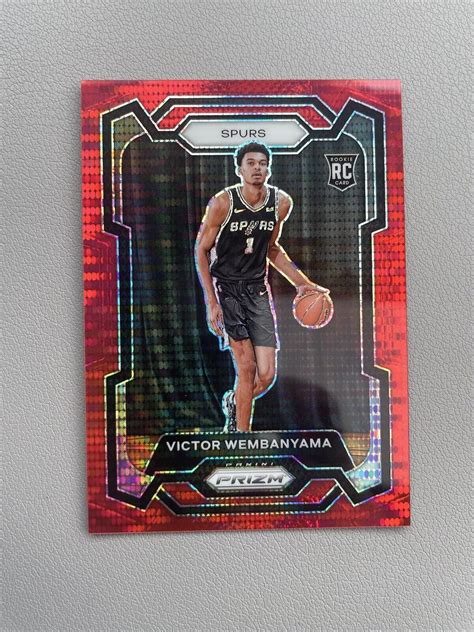 Panini Prizm Victor Wembanyama Rookie Card Red Seismic