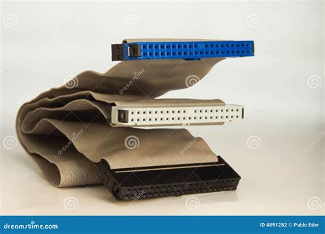 IDE cable stock photo. Image of machine, slave, connect - 4891282