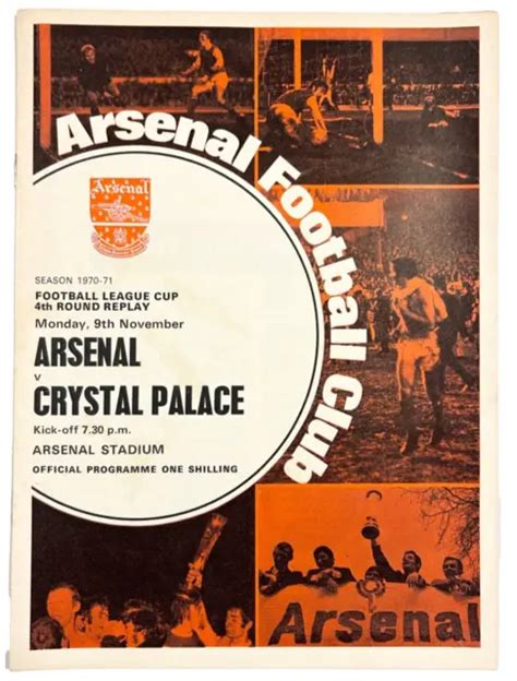 X Arsenal Home Programme Listed Pictured Picclick Uk