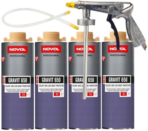 NOVOL GRAVIT 650 масса мера защиты 2в1 бежевый 4Л купить на Avtoex из ...