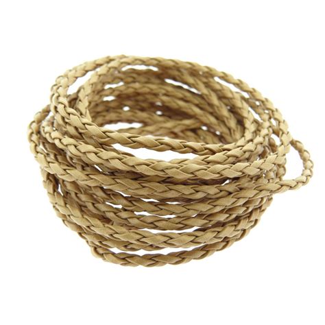 Fio de Couro Trançado Ecológico Nude FICOU 22 Pedra Mística