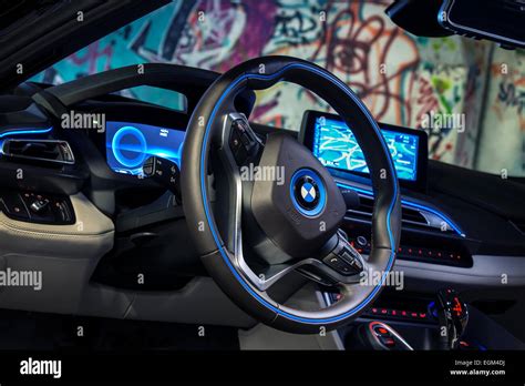 Bmw I8 Interior Scene Stock Photo Alamy
