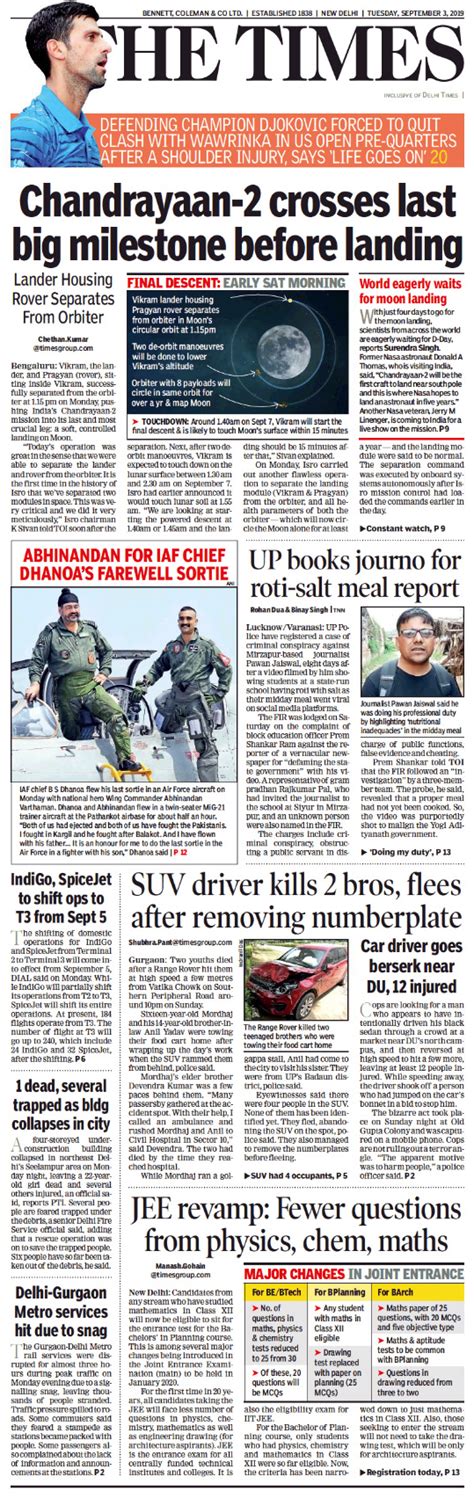 Newspaper Headlines: Indian Diplomat Meeting Kulbhushan Jadhav On Page One Of Newspapers Today