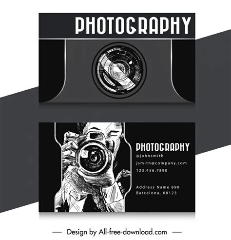 Cookies Business Card Template Dark Retro Blurred Design Vectors