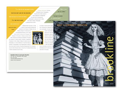 Brookline Adult & Community Education Course Catalog - Atomik Design Studio