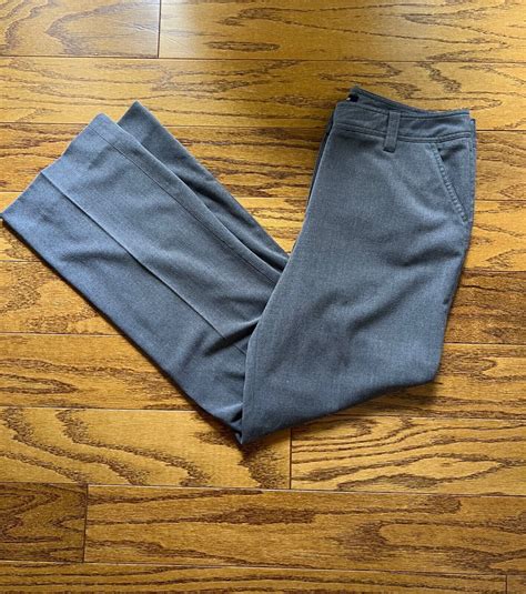 Larry Levine Stretch Grey Womens Slacks Trousers Pants Size High