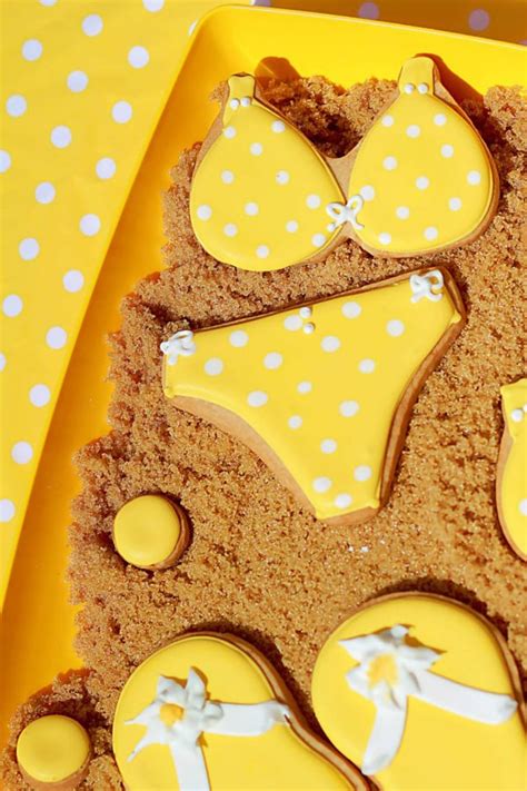 Kara S Party Ideas Song Inspired Yellow Polka Dot Bikini Party Kara S Party Ideas