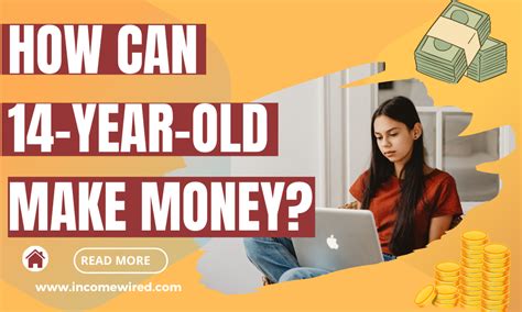 how to make money as a 14 year-old at home