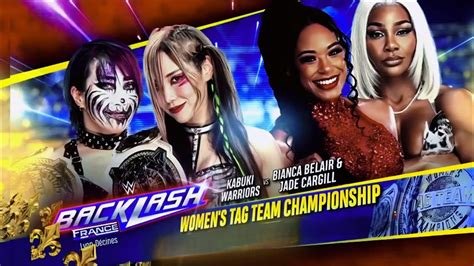 Kabuki Warriors Vs Bianca Belair Jade Cargill Women S Tag Title Full