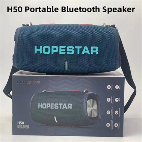 HOPESTAR H50 20W High Power Boombox Speakers Portable Bluetooth Super ...