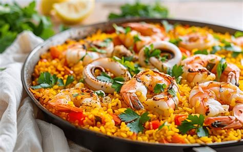 Smoky Paella With Shrimp And Squid Soyrice Kitchen